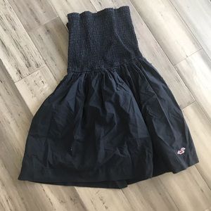 Strapless mini dress